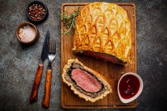 Venison & Haggis Wellington