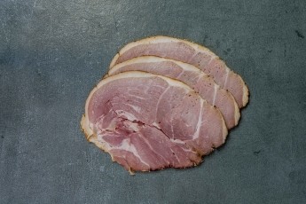 Honey Glazed ham sliced