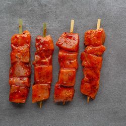 Jerk Pork Kebabs