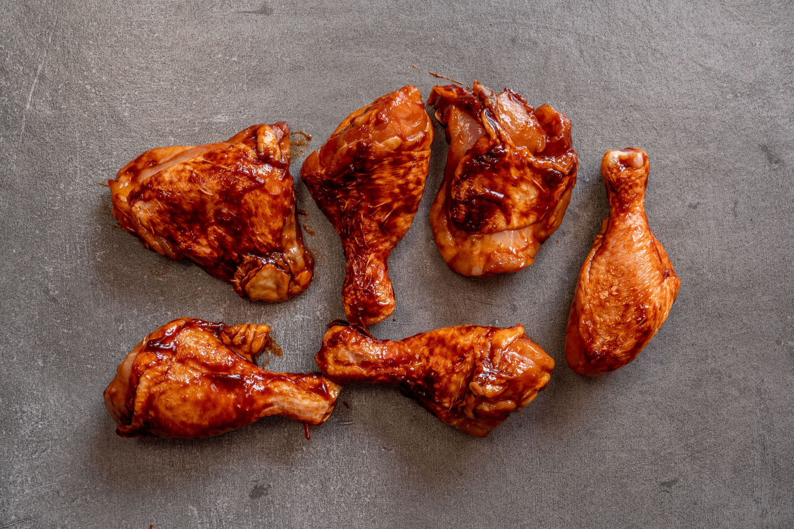 Bbq chicken drumsticks marinated