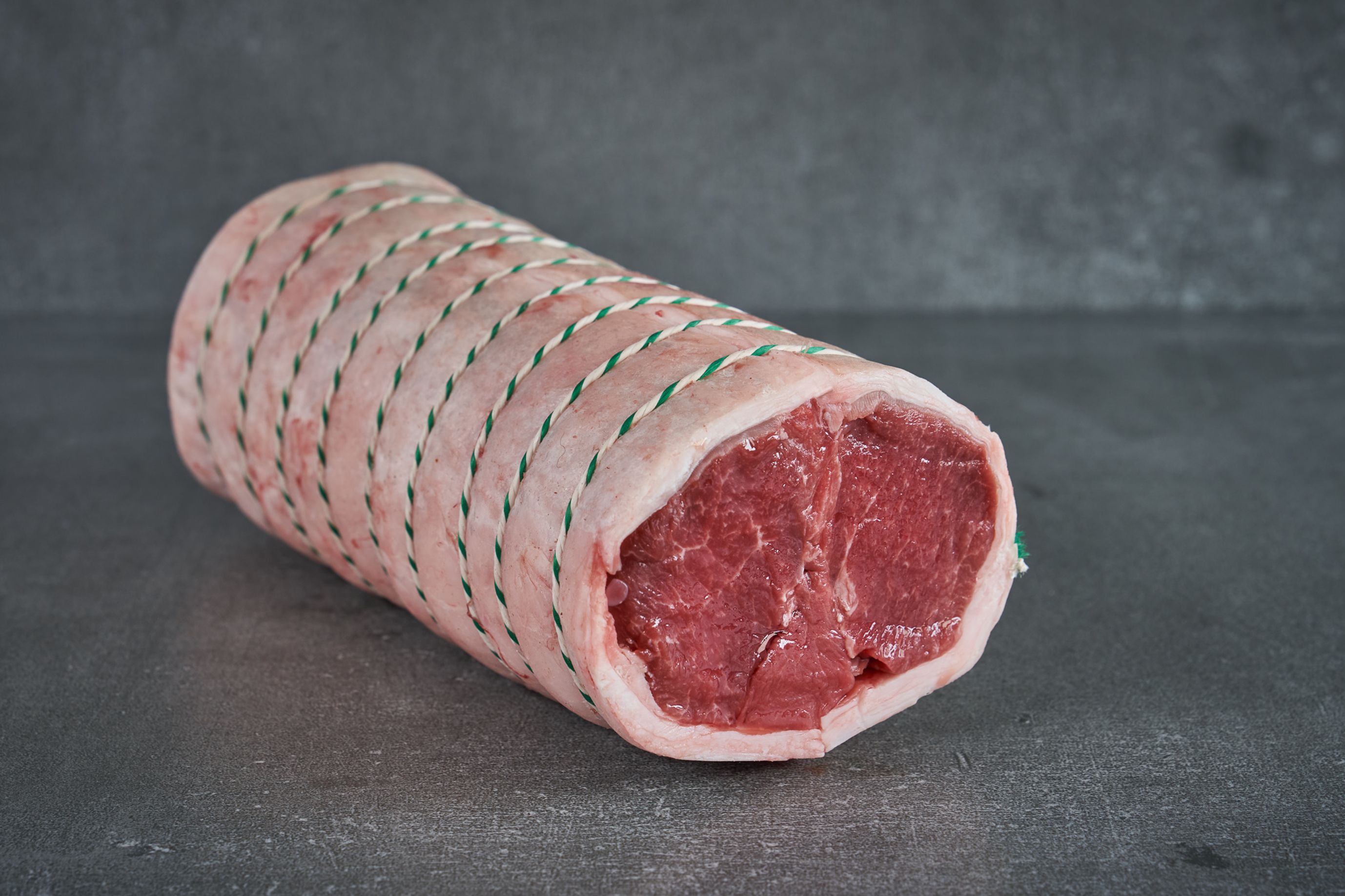 rolled saddle of lamb